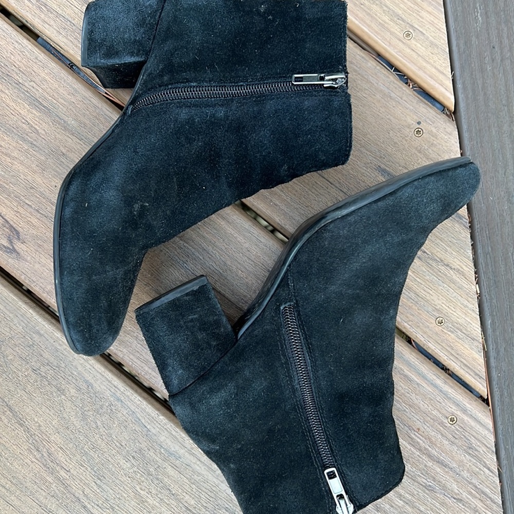 Steve Madden Holster Bootie Black Suede Size 6.5M - Picture 6 of 12